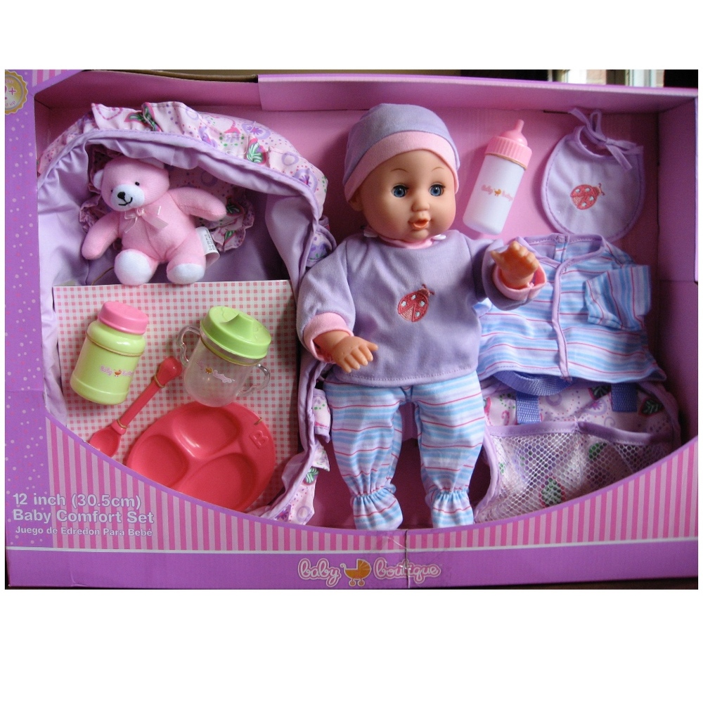 Baby Boutique Moving Baby Comforter Set NIB